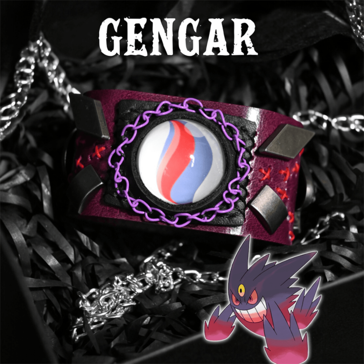 Gengar Mega stone Bracelet - Dekayed
