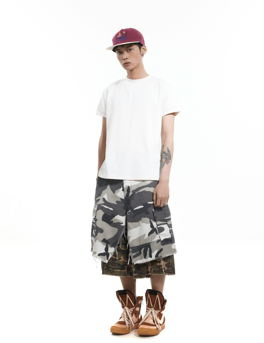 Ghost Rift Camouflage Shorts - Dekayed