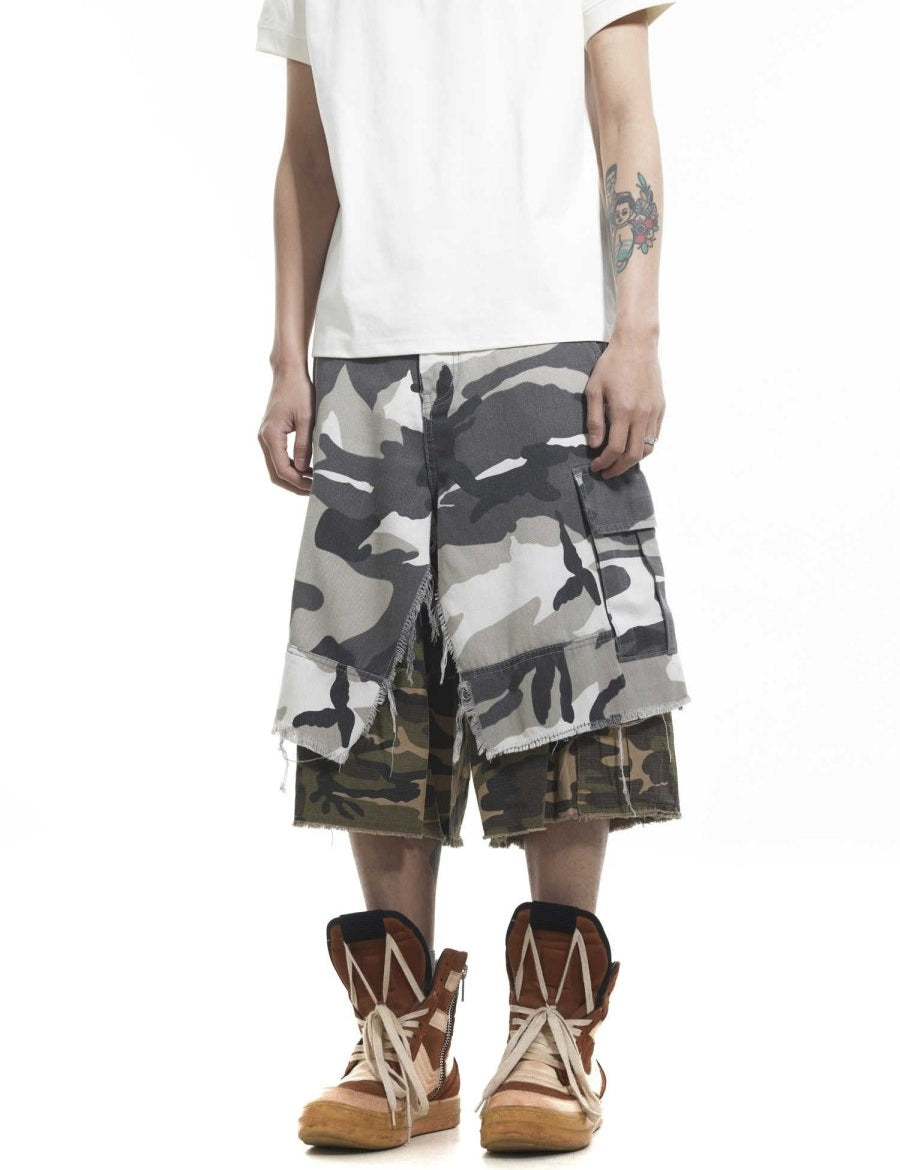 Ghost Rift Camouflage Shorts - Dekayed