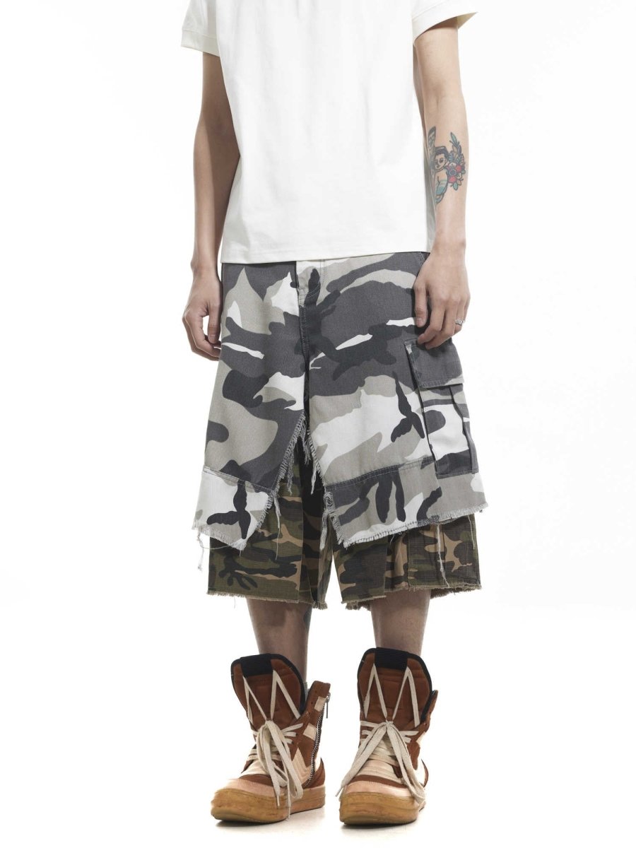 Ghost Rift Camouflage Shorts - Dekayed