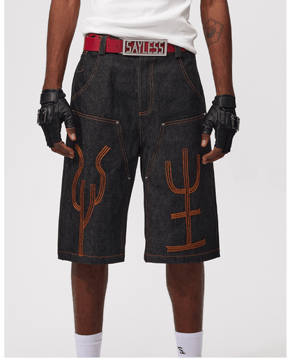 GlyphDenim Shorts - Dekayed