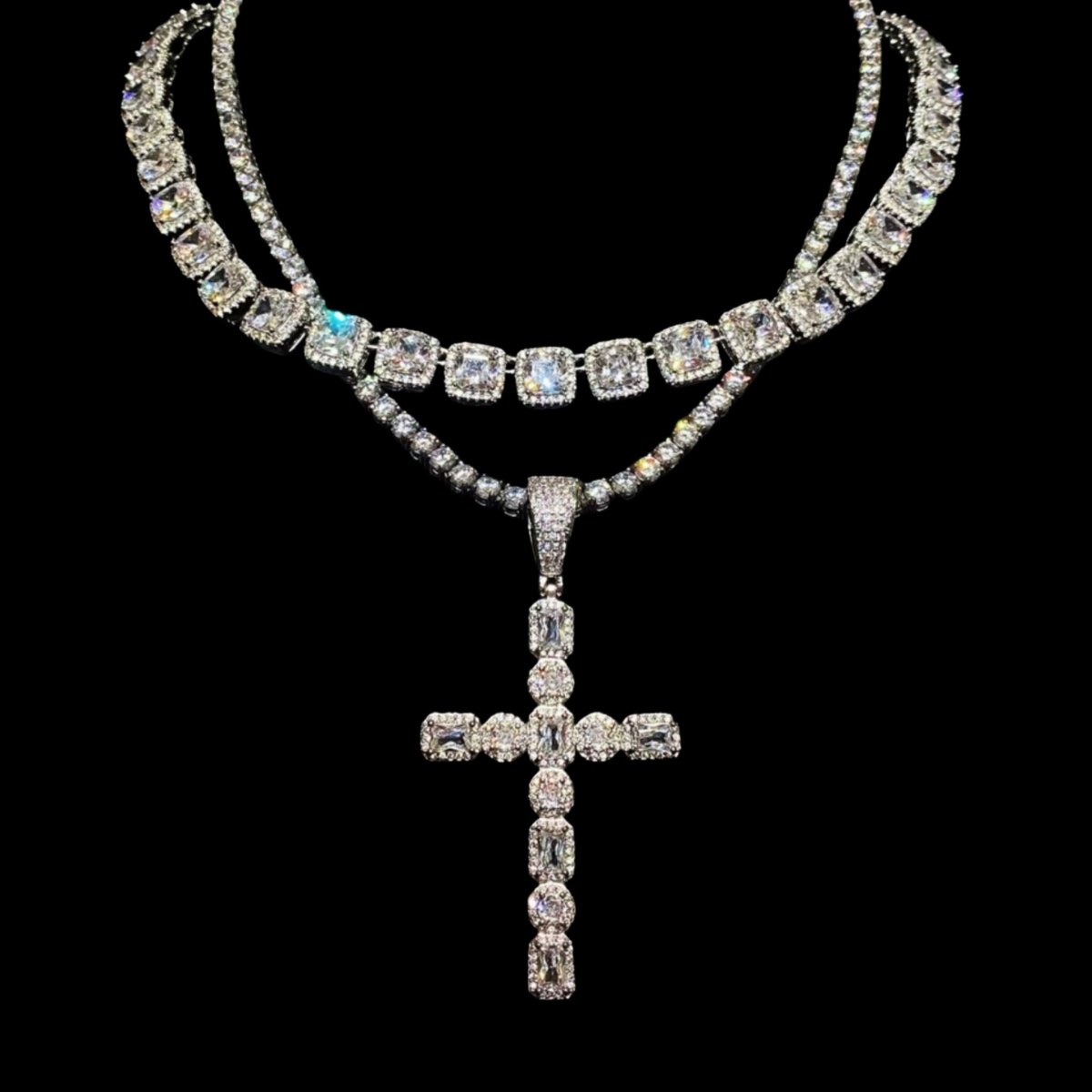GODFATHER CROSS NECKLACE - Dekayed