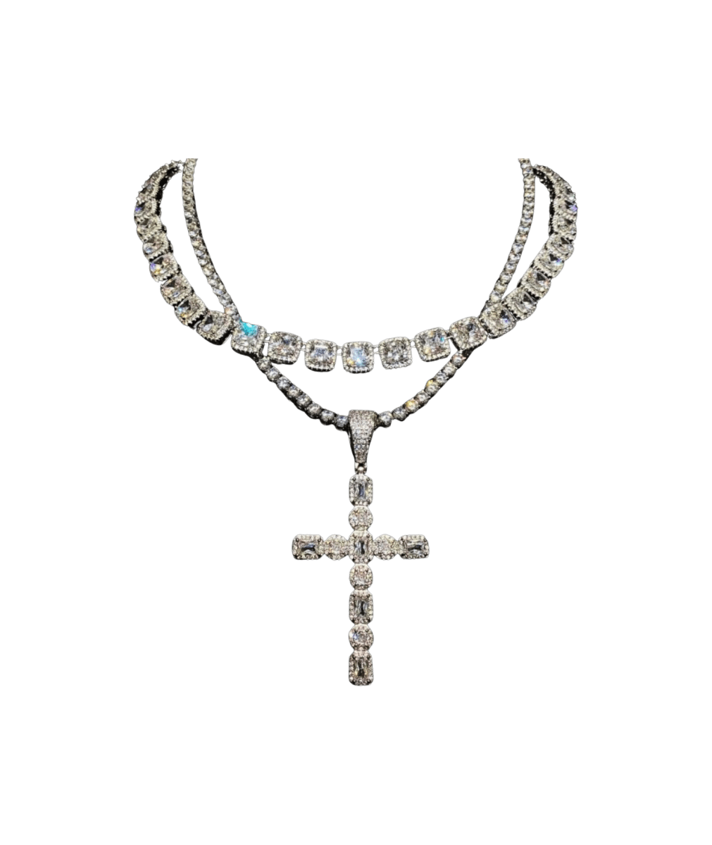 GODFATHER CROSS NECKLACE - Dekayed