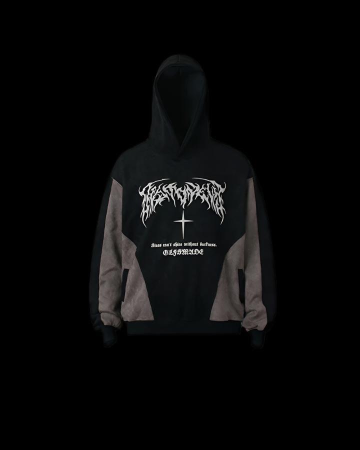 Gothic Style Graphic Hoodie - Dekayed