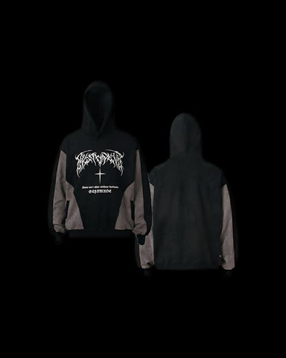 Gothic Style Graphic Hoodie - Dekayed