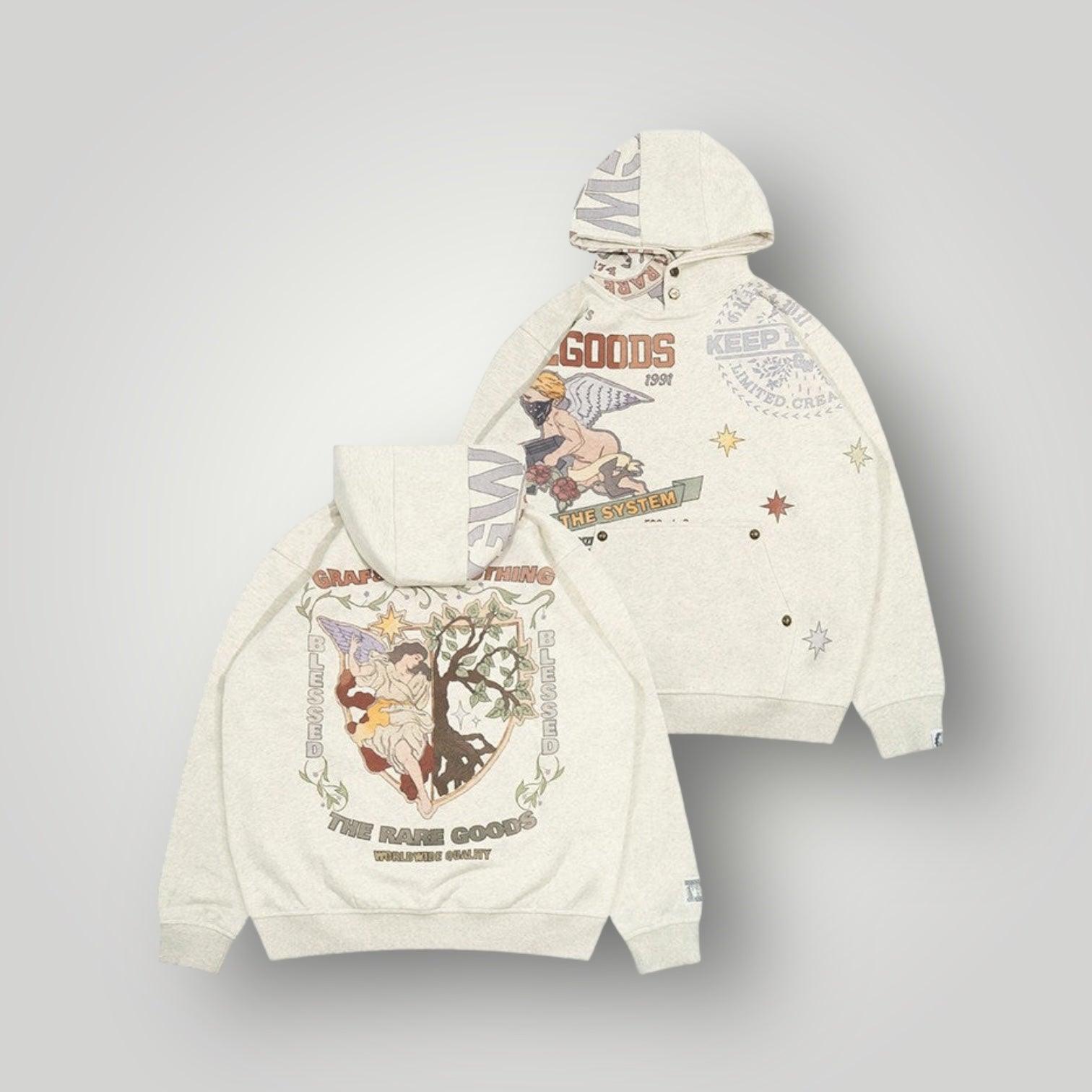 GRAF AK47 Angel Goddess Fleece Hoodie - Dekayed