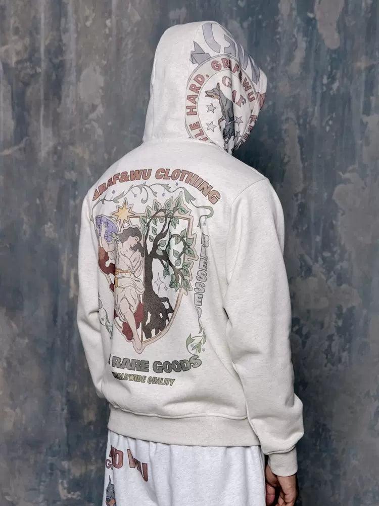 GRAF AK47 Angel Goddess Fleece Hoodie - Dekayed