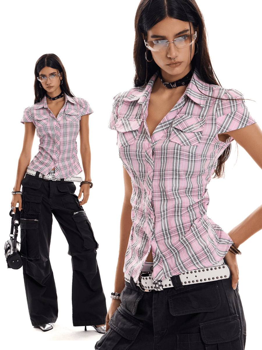 GridQueen Lapel Shirt - Dekayed