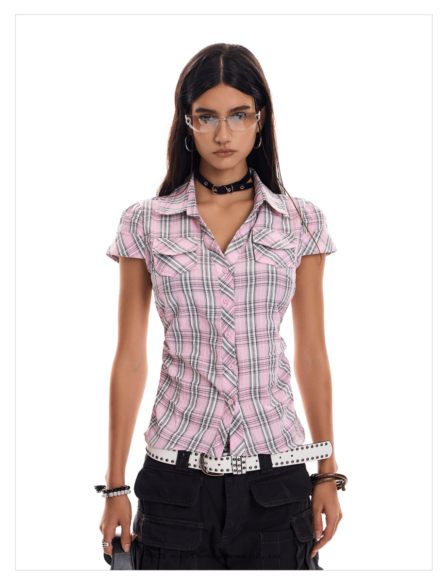 GridQueen Lapel Shirt - Dekayed