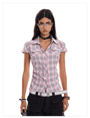 GridQueen Lapel Shirt - Dekayed