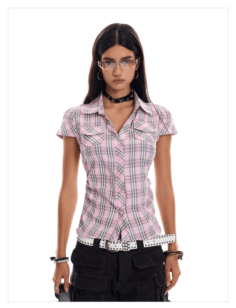 GridQueen Lapel Shirt - Dekayed