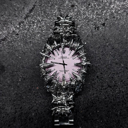 Handmade Dark Blossom Dragon Watch - Dekayed