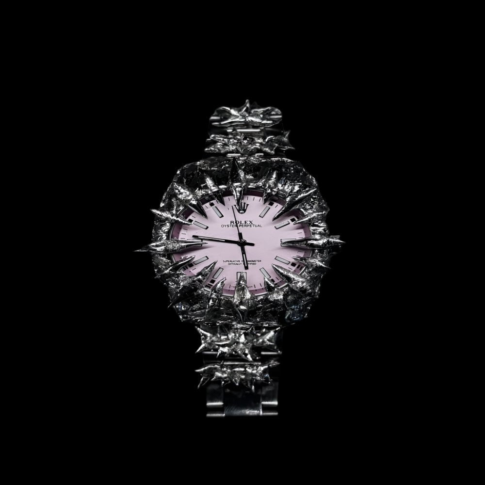 Handmade Dark Blossom Dragon Watch - Dekayed