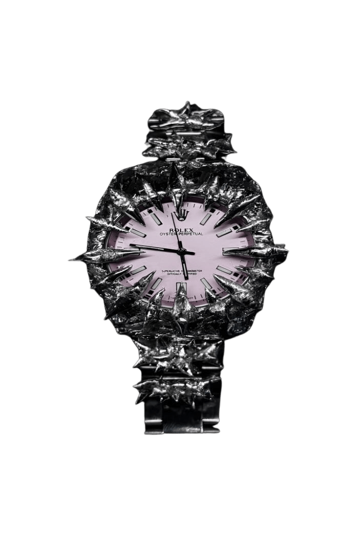 Handmade Dark Blossom Dragon Watch - Dekayed