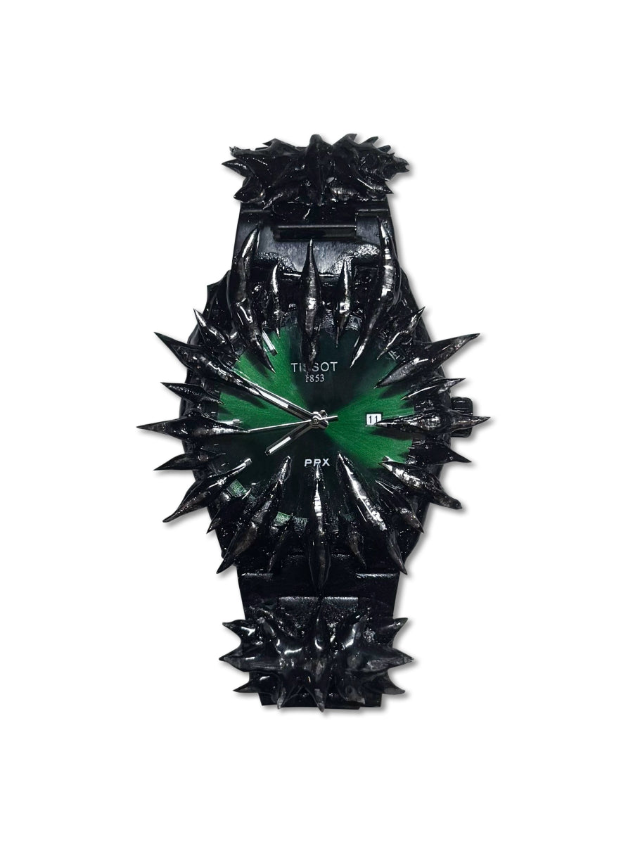 Handmade Green Dragon Scale Watch - Dekayed
