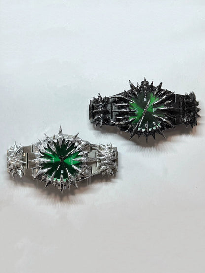 Handmade Green Dragon Scale Watch - Dekayed