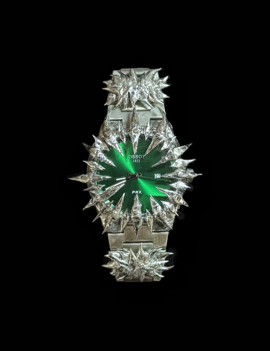 Handmade Green Dragon Scale Watch - Dekayed