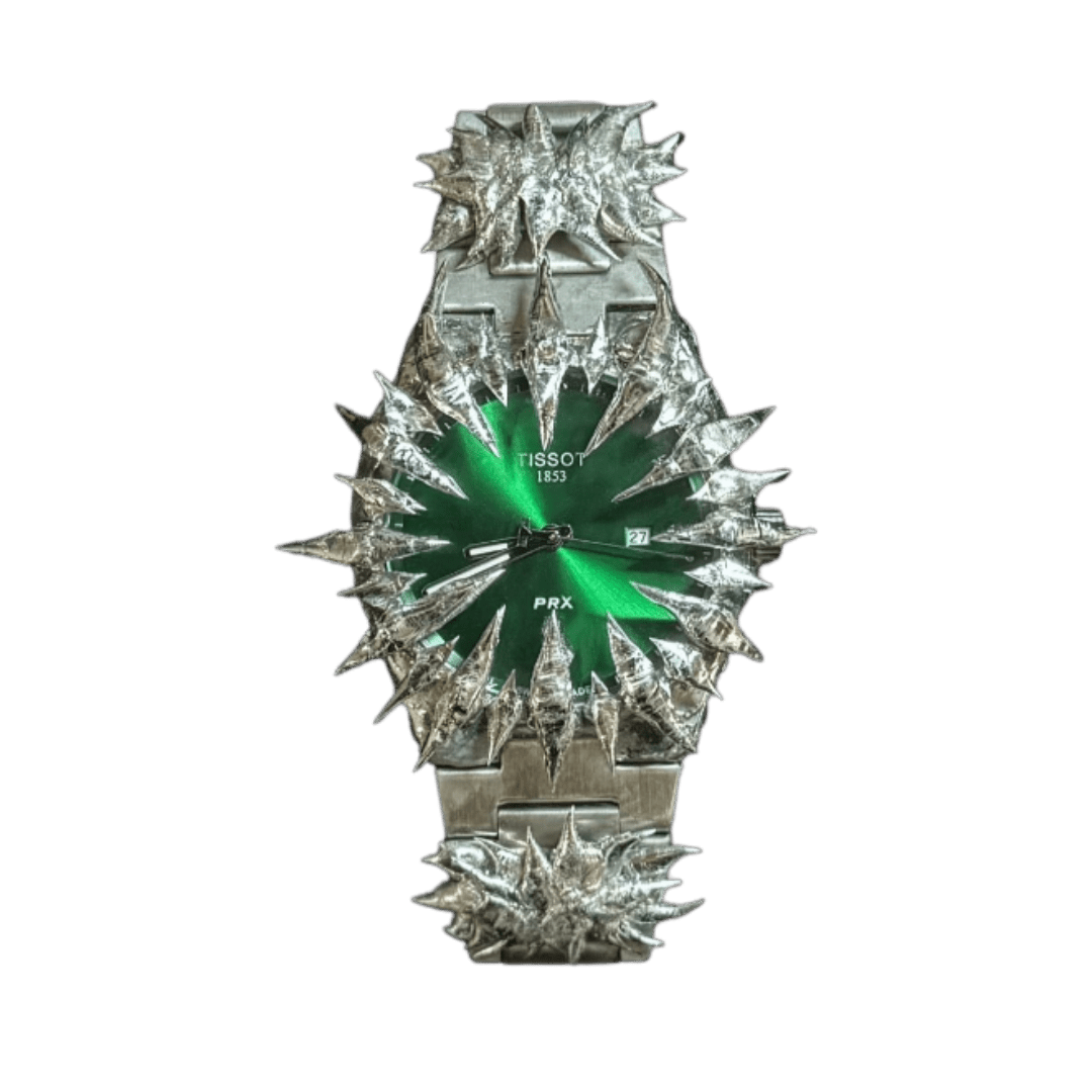 Handmade Green Dragon Scale Watch - Dekayed