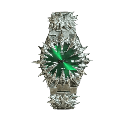 Handmade Green Dragon Scale Watch - Dekayed