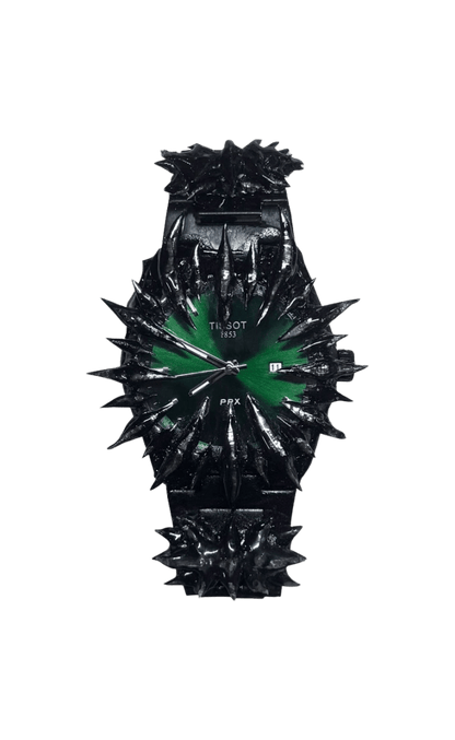Handmade Green Dragon Scale Watch - Dekayed