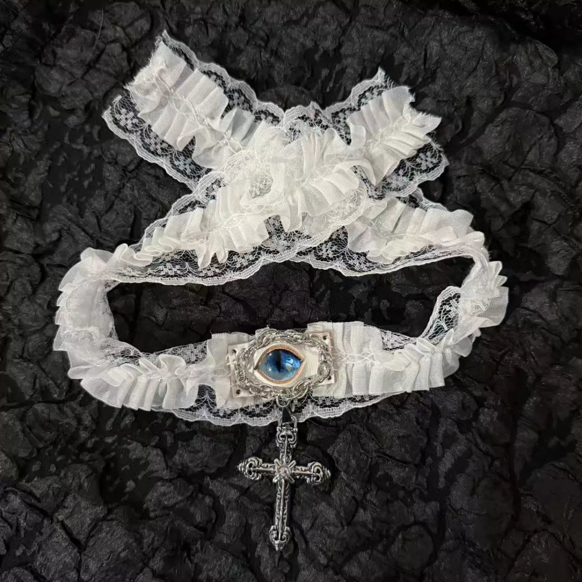 Handmade Lace Choker Collar - Dekayed