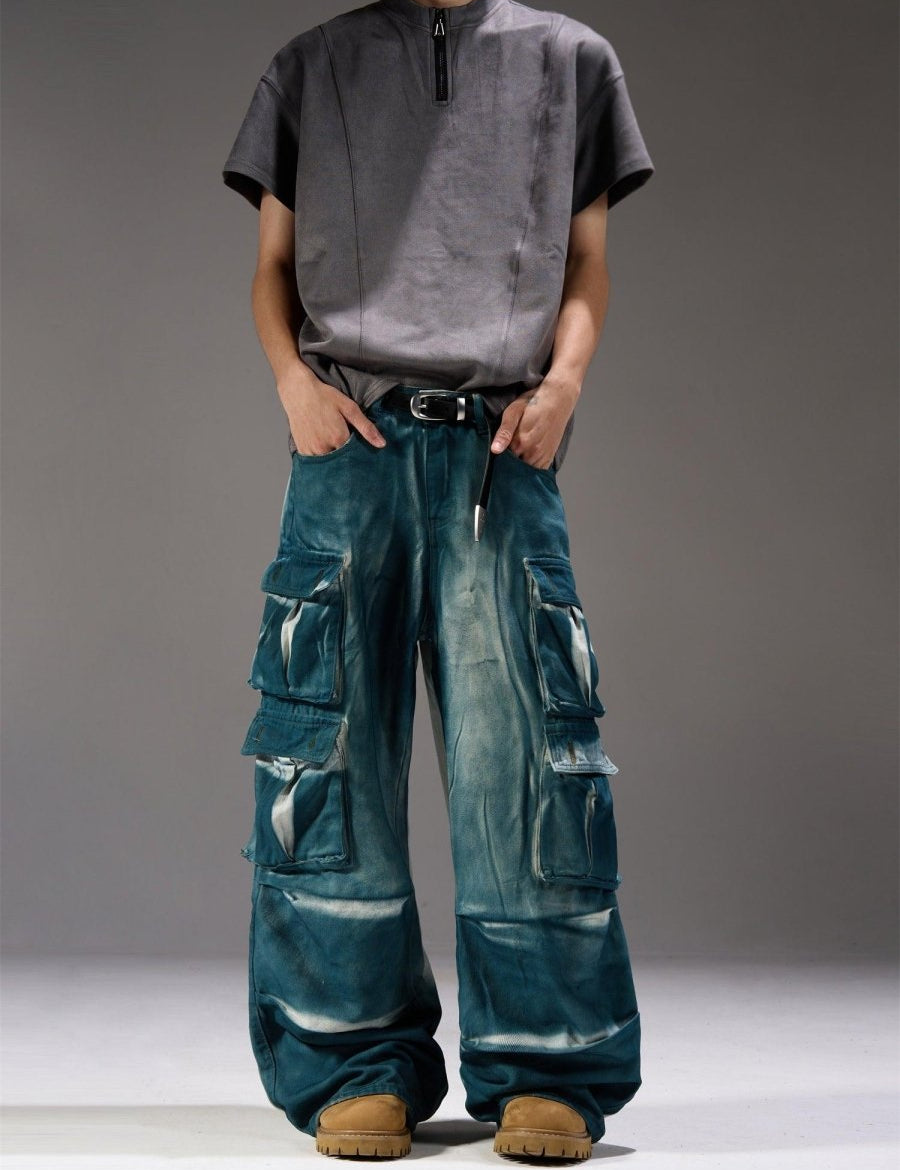 Heavy Cartoon Workwear Jeans - Dekayed