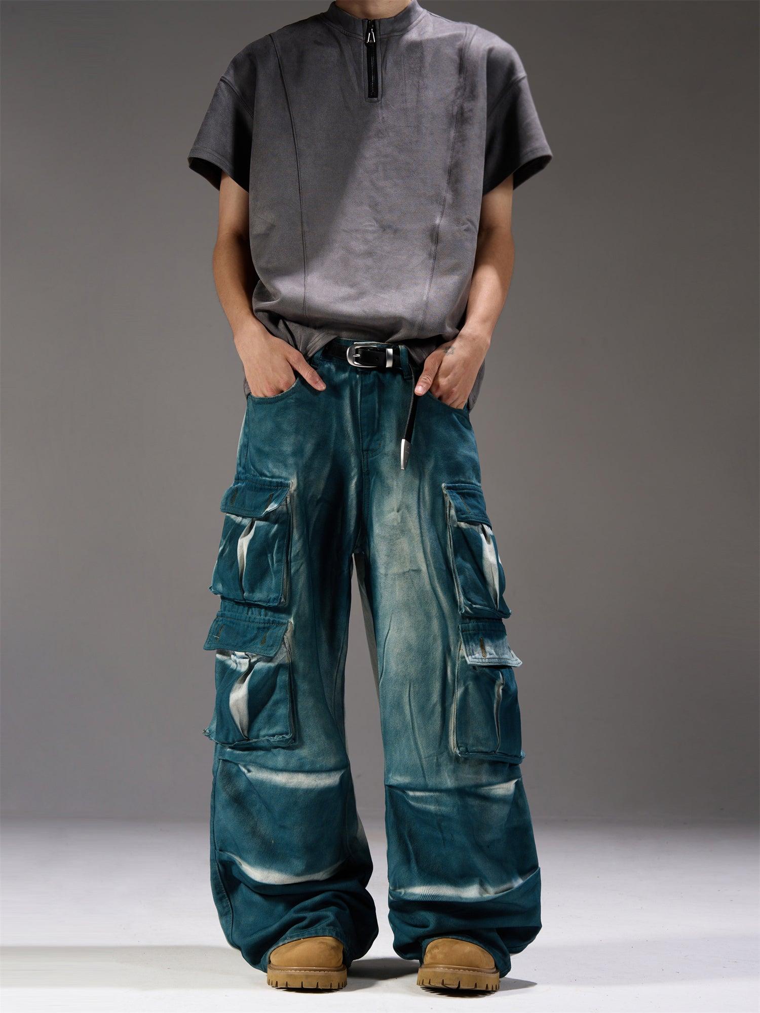 Heavy Cartoon Workwear Jeans - Dekayed