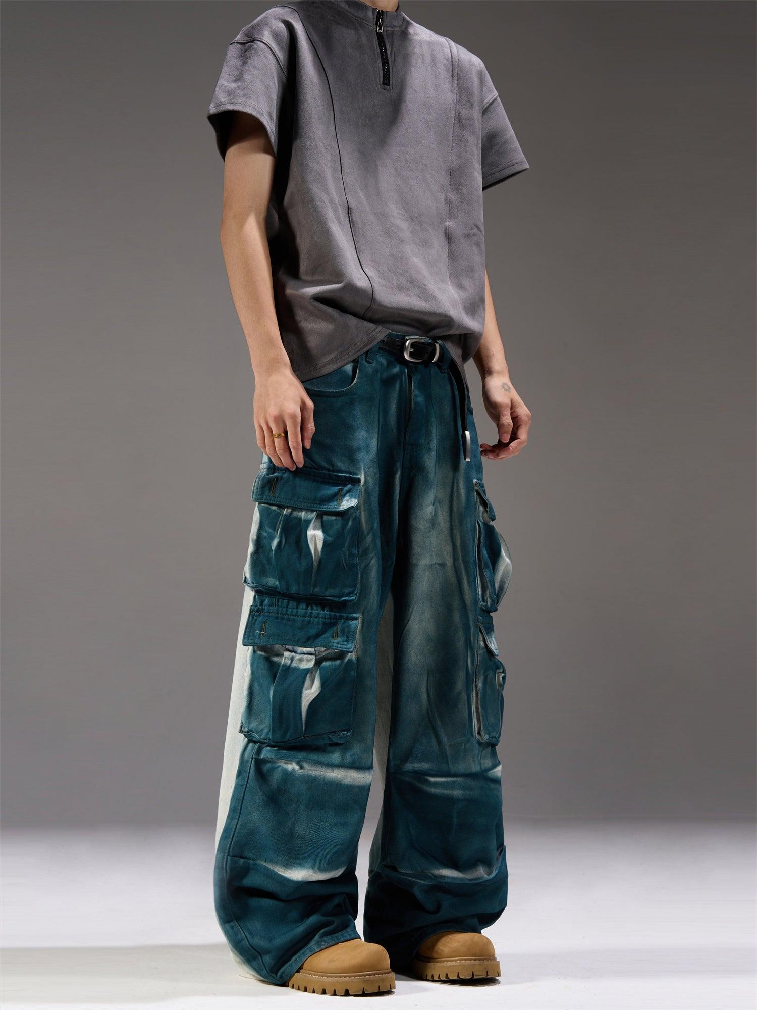 Heavy Cartoon Workwear Jeans - Dekayed