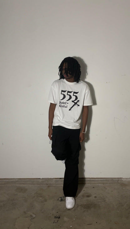 Heavyweight 555 Saints Global Tee - Dekayed