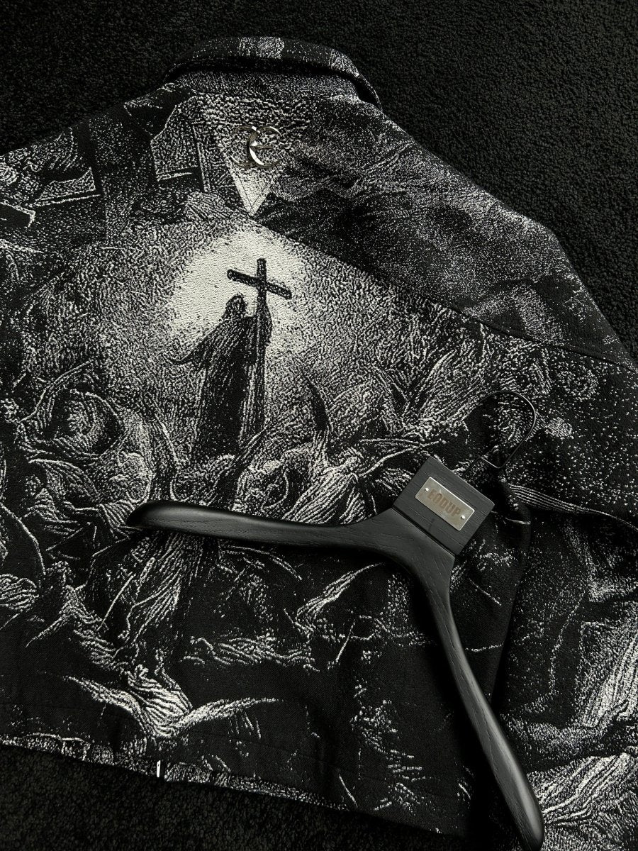 "Holy Light" Heavyweight Jacquard Jacket - Dekayed