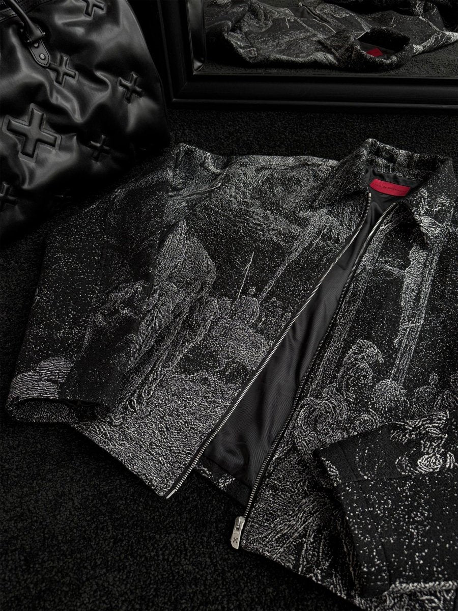 "Holy Light" Heavyweight Jacquard Jacket - Dekayed
