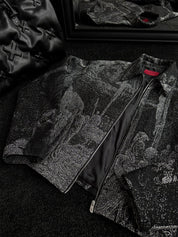 "Holy Light" Heavyweight Jacquard Jacket - Dekayed