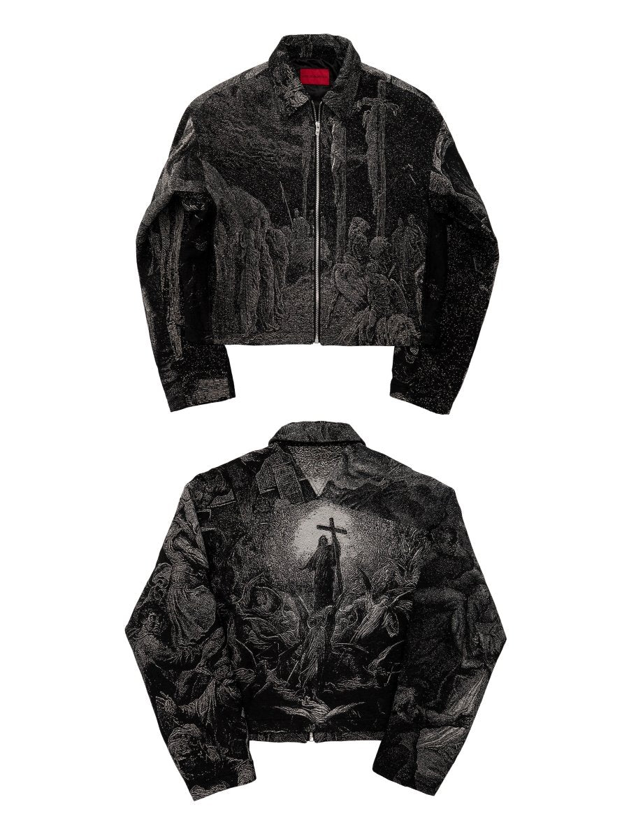 "Holy Light" Heavyweight Jacquard Jacket - Dekayed