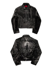 "Holy Light" Heavyweight Jacquard Jacket - Dekayed