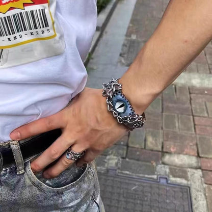 Ice Chrome Dragon Eye Bracelet - Dekayed