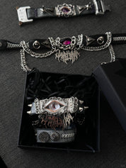 White Monster Bracelet/Choker