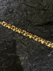 Leopard Print Diamond Nail Bracelet/Choker