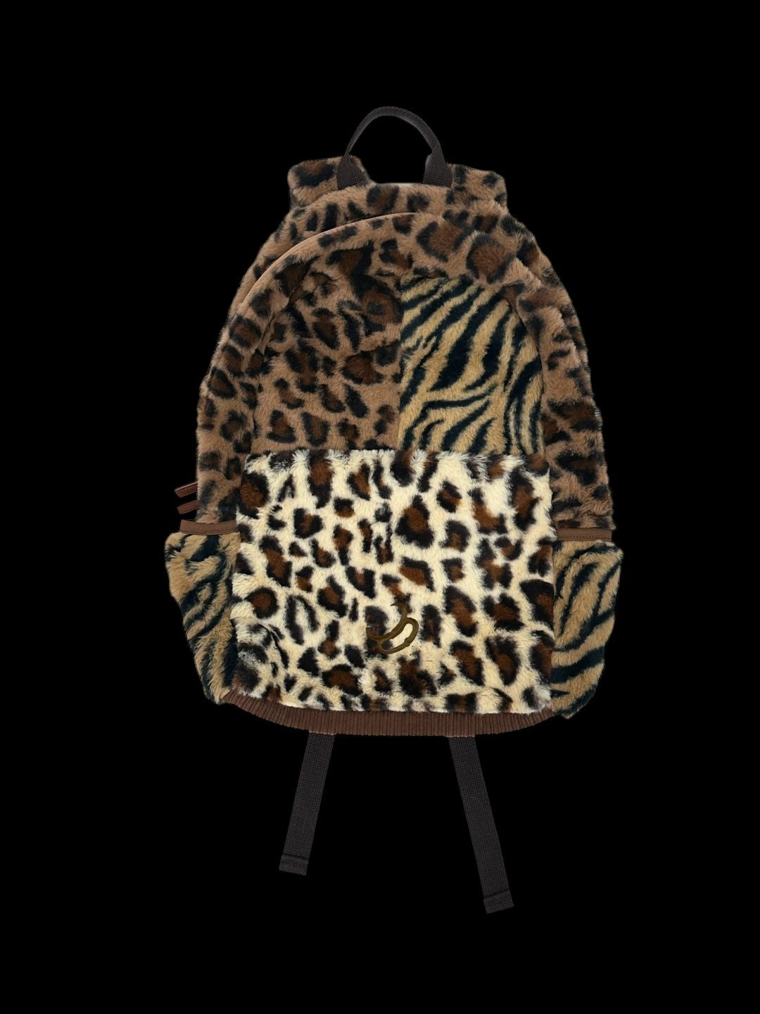 Limited Multi Leopard Print Plush Bag