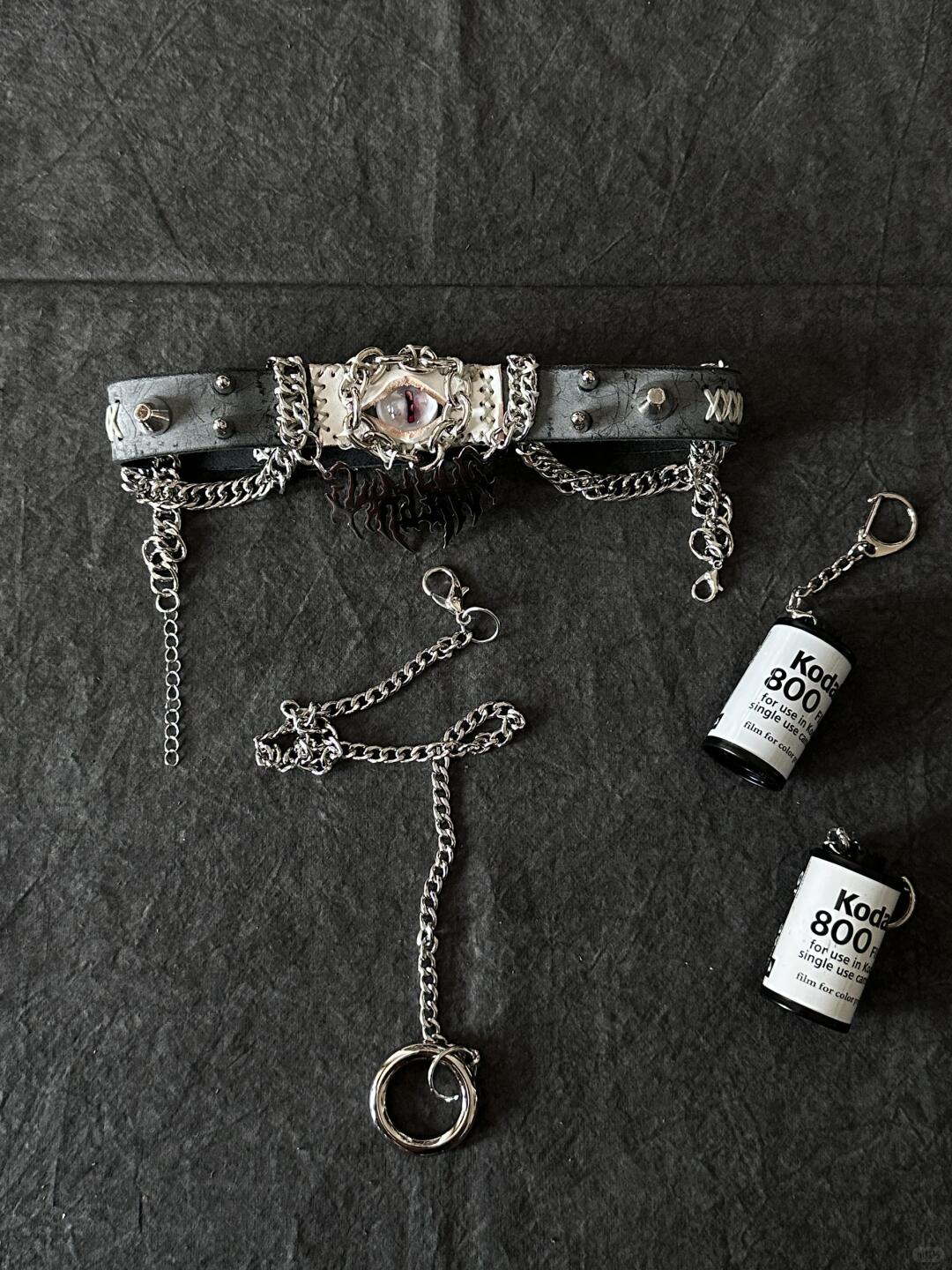 White Monster Bracelet/Choker