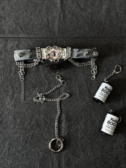 White Monster Bracelet/Choker