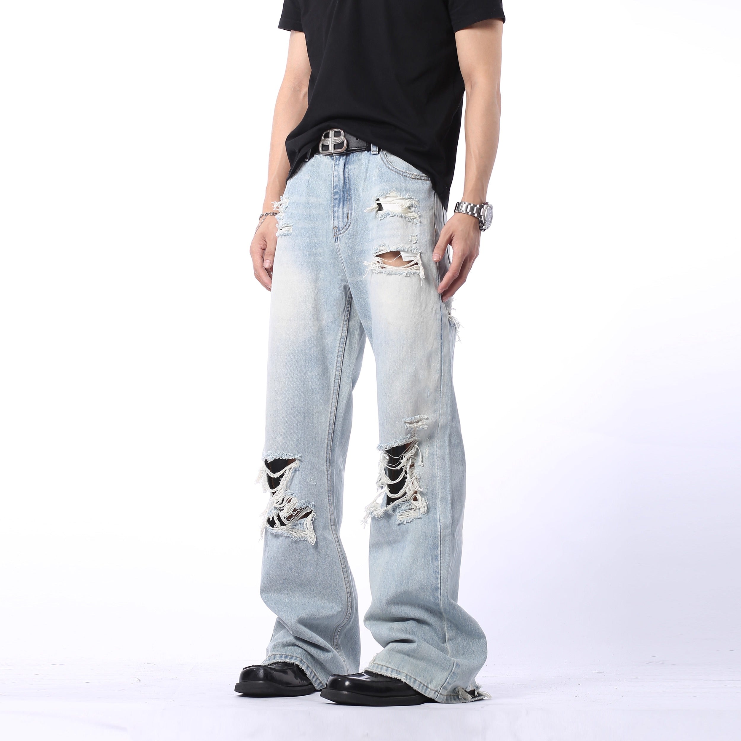 WLNEXT RogueRipped Denim Jeans