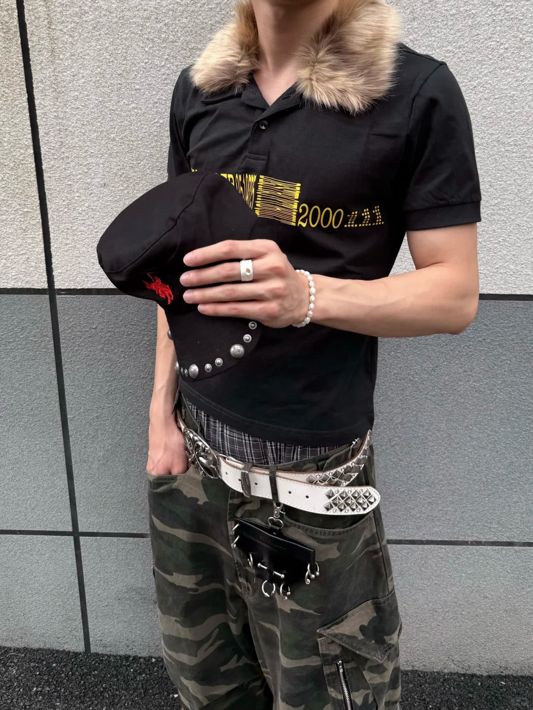 Fur Stab Polo Shirt