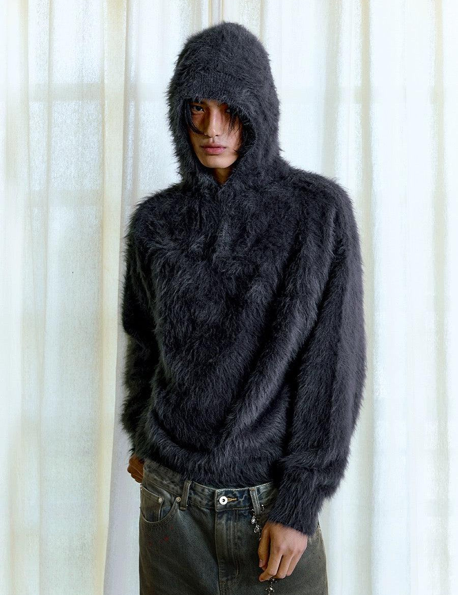 JCAESAR MINK HAIR SWEATER - Dekayed