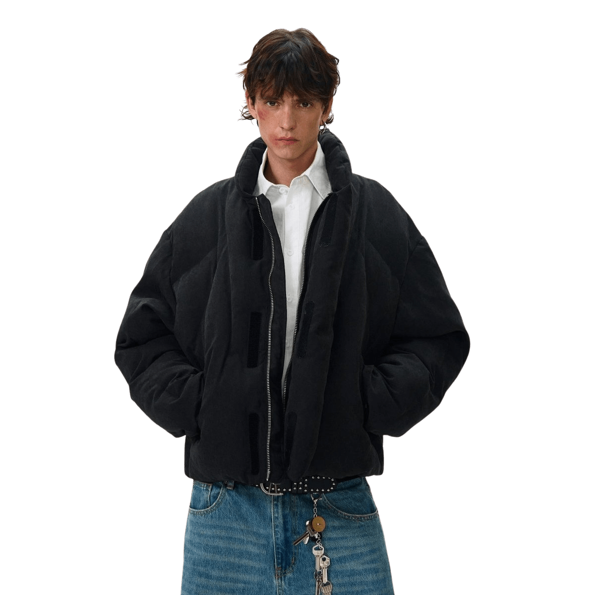 "Jo$hua" Brushed Cotton Armor Coat - Dekayed