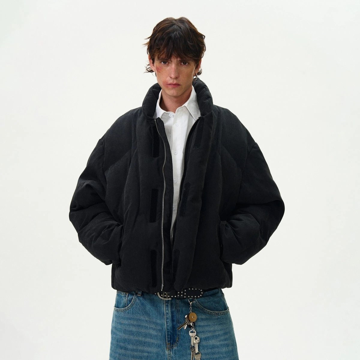 "Jo$hua" Brushed Cotton Armor Coat - Dekayed