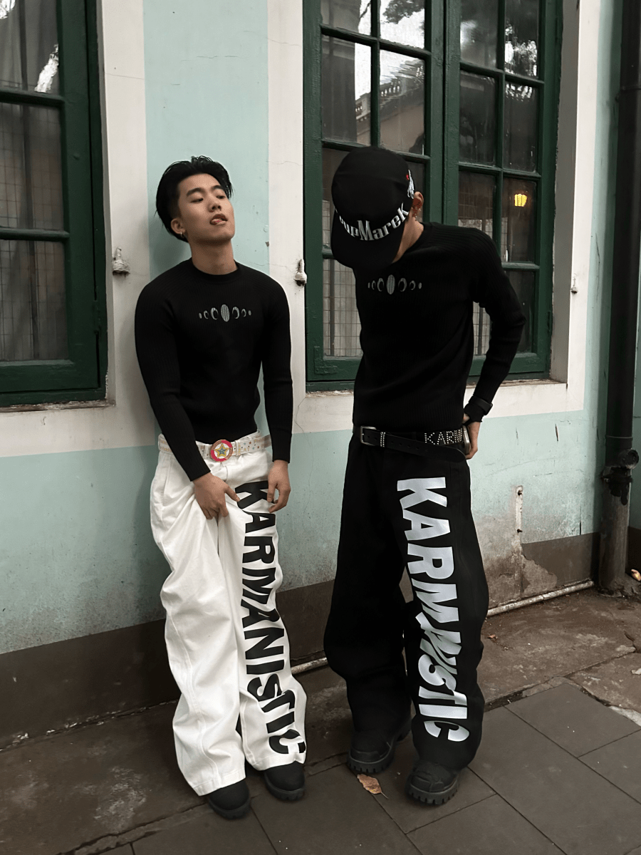 KARMANISTIC Wide Leg Straight Jeans - Dekayed