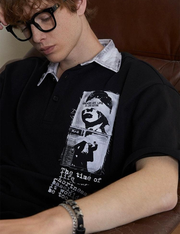 KREATE24SS Life Is Short Polo - Dekayed