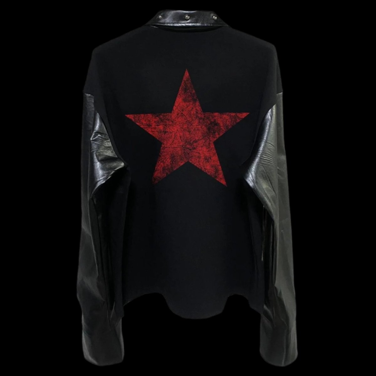 Leather Collar Long Sleeves - Dekayed