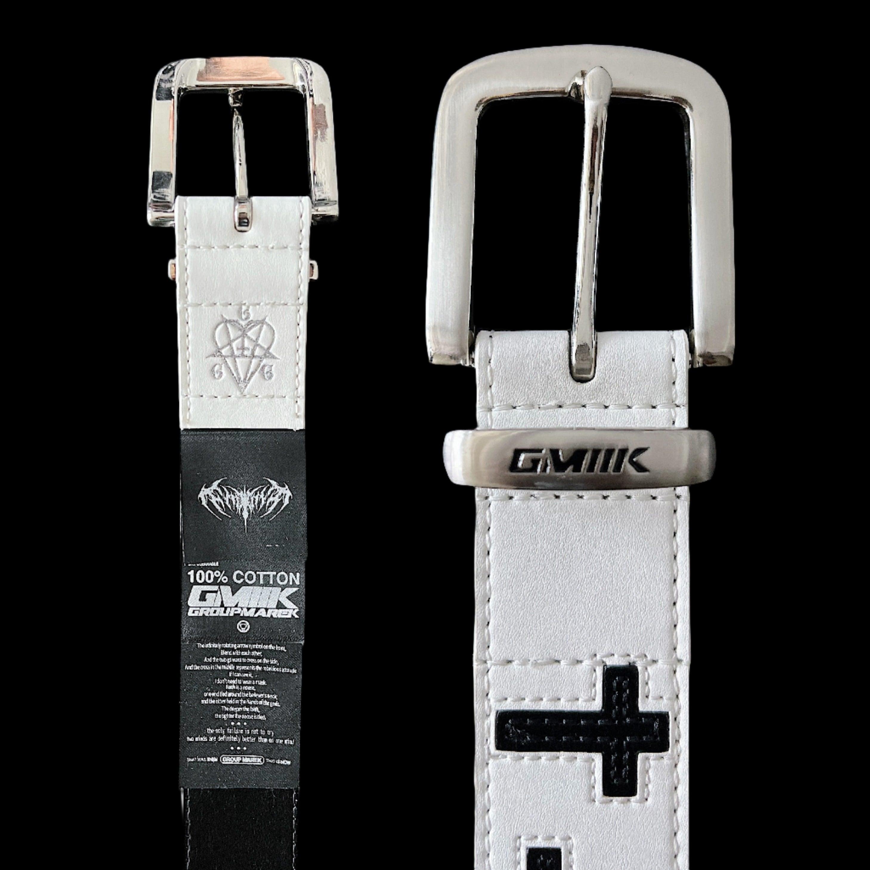 two Leather Cross Belt different sizes