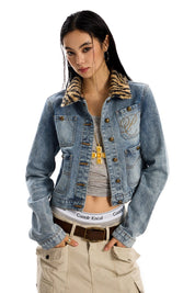 Leopard print Denim Jacket - Dekayed